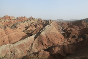七彩丹霞地貌景观
