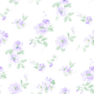 淡紫色花卉图案背景