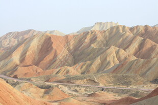 七彩丹霞美景