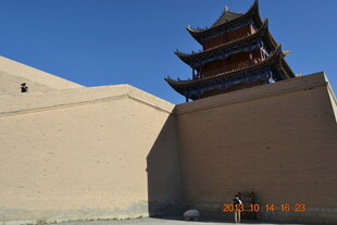嘉峪关古建筑一角
