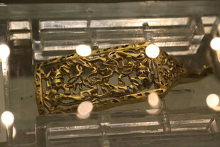 精美古代金饰品展示