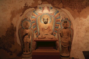 石窟佛像雕塑艺术景观