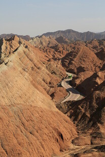 壮丽丹霞地貌景观