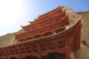 敦煌古建筑 尽显古韵风采