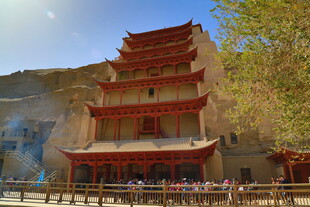 敦煌莫高窟精美古建筑