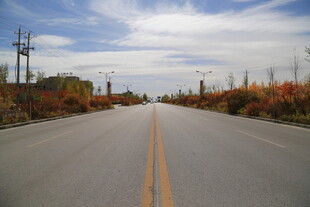 秋日公路风景