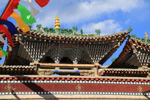 藏式古建筑屋顶风采