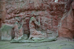 古代石窟雕刻艺术景观