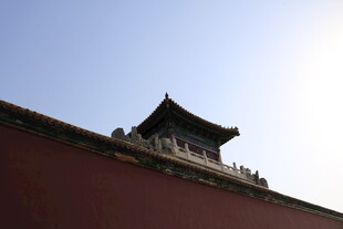 故宫红墙与角楼