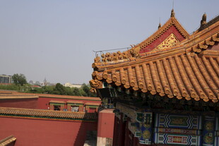 故宫古建筑屋顶特写