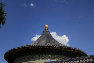 天坛顶景 尽显古典建筑之美