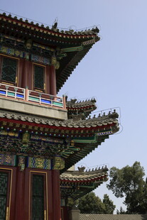 中式古建筑飞檐一角