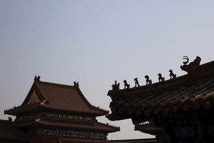 故宫古建筑屋顶景致