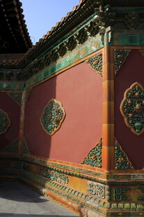 故宫红墙精美装饰细节