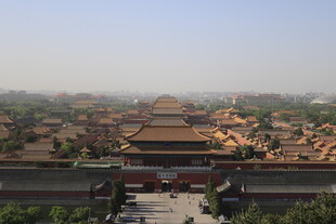 俯瞰故宫古建筑群