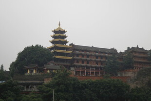 山间古寺建筑景观
