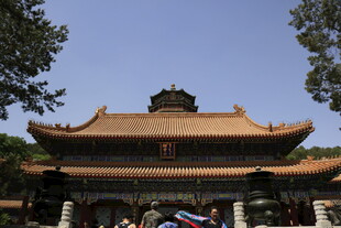 中式古建筑庙宇景观