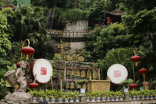 中式园林景观中的装饰景致