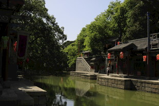 江南水乡古巷小河风景