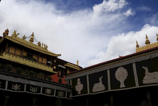 藏式寺庙建筑景观