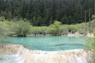 九寨沟秀丽水景