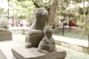 石猴雕塑 展现灵动瞬间