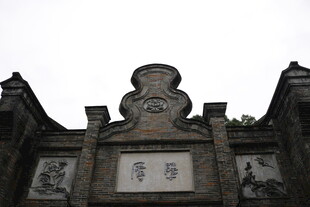中式传统牌坊建筑景观