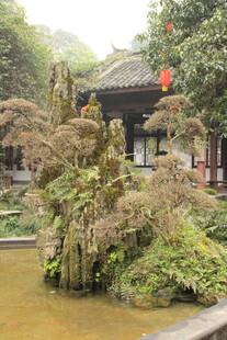 中式园林景观中的精巧景致