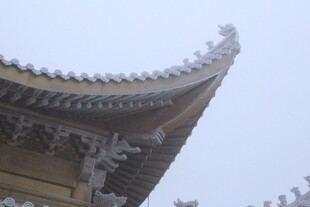 中式古建筑飞檐一角