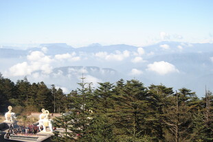 山顶云海景观