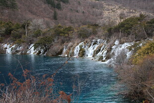 九寨沟蓝湖美景