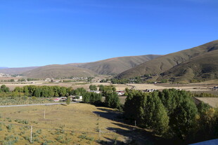 草原山林间的开阔景致