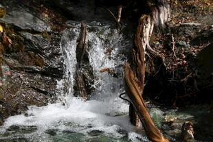 山间小瀑布 灵动自然景