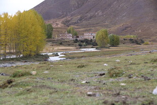 山间秋景 静谧原野风光