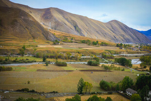 山间田园风光美景