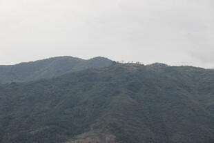 山峦叠翠的自然景致