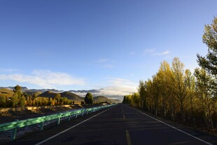 秋日公路美景