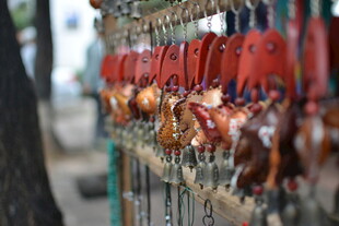 街头悬挂的美味烤禽