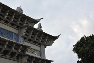 中式古建筑一角