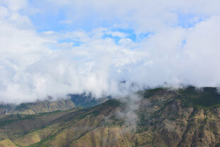 山间云海美景 稻城