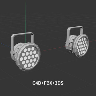 3D舞台LED灯具模型
