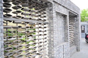 创意鞋墙装饰的独特建筑