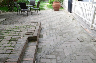 庭院砖石小径户外休闲区