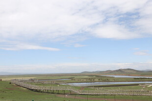 草原湖泊风光美景