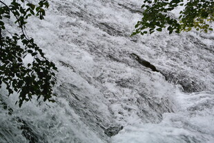 山间飞瀑 绿意相伴