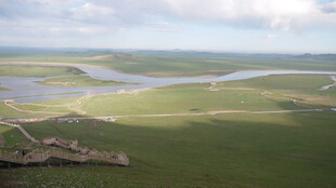 草原河流风光美景