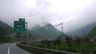 山间公路 绿意盎然的旅途