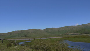 青山绿水间的宁静风光