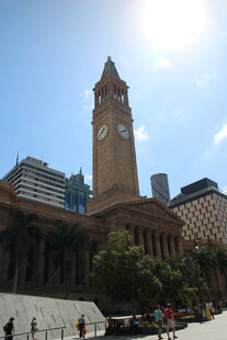 悉尼市政厅钟楼建筑景观