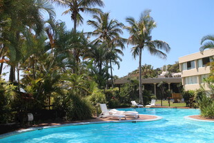 热带风情泳池度假胜地